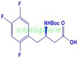 (3R)-N-叔丁氧羰基-3-氨基-4-(2,4,5-三氟苯基)丁酸