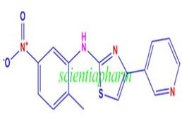 N-(2-甲基-5-硝基苯基)-4-(3-吡啶基)-2-氨基噻唑