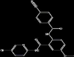 N-(5-氯-2-吡啶基)-2-[(4-氰基苯甲酰基)氨基]-5-甲氧基苯甲酰胺