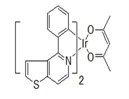 乙酰丙酮酸二(4-苯基-噻吩[3,2-c]吡啶-C2,N)合铱(III