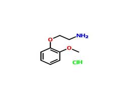 2-(2-甲氧基苯氧基)乙胺盐酸盐