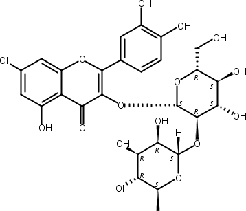 槲皮素-3-o-新橙皮苷,quercetin 3-o-neohesperidoside