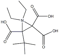 2-(叔丁基)3,3-二乙基1,2-噁唑烷-2,3,3-三羧酸酯 结构式