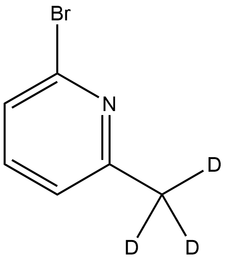 2-溴-6-(甲基-d3)-吡啶 结构式