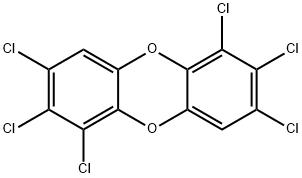 1,2,3,6,7,8-六氯二苯并-对-二恶英 结构式