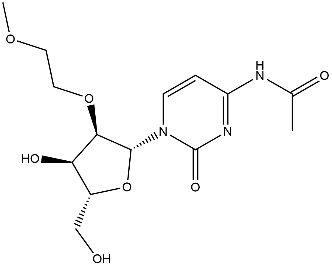 2'-O-MOE-rC(Ac) 结构式