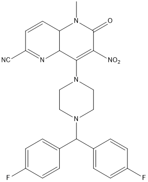 BMS-502 (COMPOUND 22) 结构式