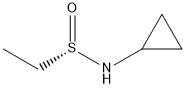 (S)-N-cyclopropylethanesulfinamide 结构式