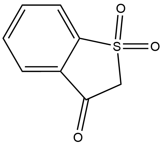 苯并[B]噻吩-3(2H)-酮 1,1-二氧化物 结构式
