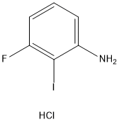 3-氟-2-碘苯胺盐酸盐 结构式