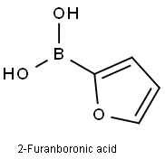 2-呋喃硼酸 结构式