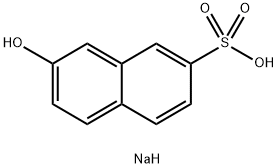 2-萘酚-7-磺酸钠 结构式