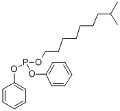 二苯基异辛基亚磷酸酯 结构式