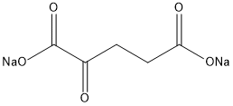 α-酮戊二酸二钠盐 结构式