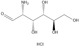 氨基葡萄糖盐酸 结构式