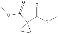 1,1-环丙烷二甲酸二甲酯 结构式
