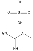 S-甲基异硫脲硫酸盐 结构式