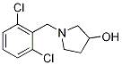 1-(2,6-二氯-苄基)-吡咯烷-3-醇 结构式