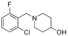 1-(2-氯-6-氟-苄基)-哌啶-4-醇 结构式