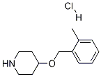 4-(2-甲基-苄氧基)-哌啶盐酸盐 结构式