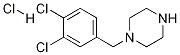 1-(3,4-DICHLOROBENZYL)PIPERAZINE HYDROCHLORIDE 结构式