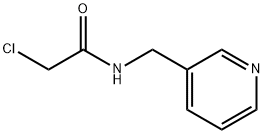 2-氯-N-(吡啶-3-基甲基)乙酰胺 结构式