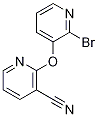 2-(2-溴-吡啶-3-基氧基)-烟腈 结构式