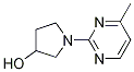 1-(4-甲基-嘧啶-2-基)-吡咯烷-3-醇 结构式