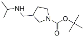 3-(Isopropylamino-methyl)-pyrrolidine-1-carboxylic acid tert-butyl ester 结构式