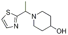 1-(1-噻唑-2-基-乙基)-哌啶-4-醇 结构式