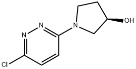 (R)-1-(6-Chloro-pyridazin-3-yl)-pyrrolidin-3-ol 结构式