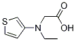 N-甲基-N-(噻吩-3-基甲基)甘氨酸 结构式