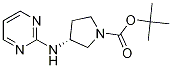 (R)-3-(嘧啶-2-基氨基)-吡咯烷-1-羧酸叔丁基酯 结构式