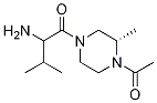 (S)-1-(4-Acetyl-3-Methyl-piperazin-1-yl)-2-aMino-3-Methyl-butan-1-one 结构式