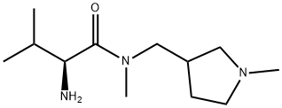 (S)-2-AMino-3,N-diMethyl-N-(1-Methyl-pyrrolidin-3-ylMethyl)-butyraMide 结构式
