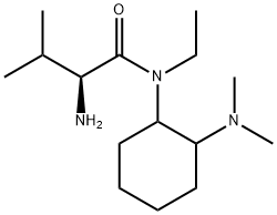 (S)-2-AMino-N-(2-diMethylaMino-cyclohexyl)-N-ethyl-3-Methyl-butyraMide 结构式