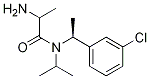 (S)-2-AMino-N-[1-(3-chloro-phenyl)-ethyl]-N-isopropyl-propionaMide 结构式