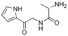 (S)-2-AMino-N-[2-oxo-2-(1H-pyrrol-2-yl)-ethyl]-propionaMide 结构式