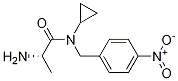 (S)-2-AMino-N-cyclopropyl-N-(4-nitro-benzyl)-propionaMide 结构式