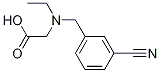 [(3-Cyano-benzyl)-ethyl-aMino]-acetic acid 结构式