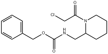 [1-(2-Chloro-acetyl)-piperidin-2-ylMethyl]-carbaMic acid benzyl ester 结构式