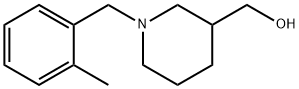 [1-(2-甲基-苄基)-哌啶-3-基]-甲醇 结构式