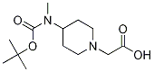 [4-(tert-Butoxycarbonyl-Methyl-aMino)-piperidin-1-yl]-acetic acid 结构式