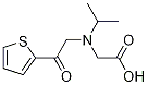 [Isopropyl-(2-oxo-2-thiophen-2-yl-ethyl)-aMino]-acetic acid 结构式