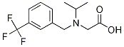 N-异丙基-N-(3-(三氟甲基)苄基)甘氨酸 结构式