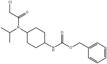 {4-[(2-Chloro-acetyl)-isopropyl-aMino]-cyclohexyl}-carbaMic acid benzyl ester 结构式