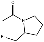 1-(2-(溴甲基)吡咯烷-1-基)乙烷-1-酮 结构式