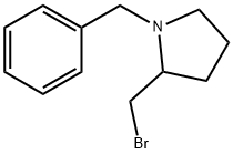 1-苄基-2-(溴甲基)吡咯烷 结构式