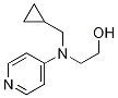 2-(Cyclopropyl-pyridin-4-ylMethyl-aMino)-ethanol 结构式