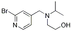 2-[(2-BroMo-pyridin-4-ylMethyl)-isopropyl-aMino]-ethanol 结构式